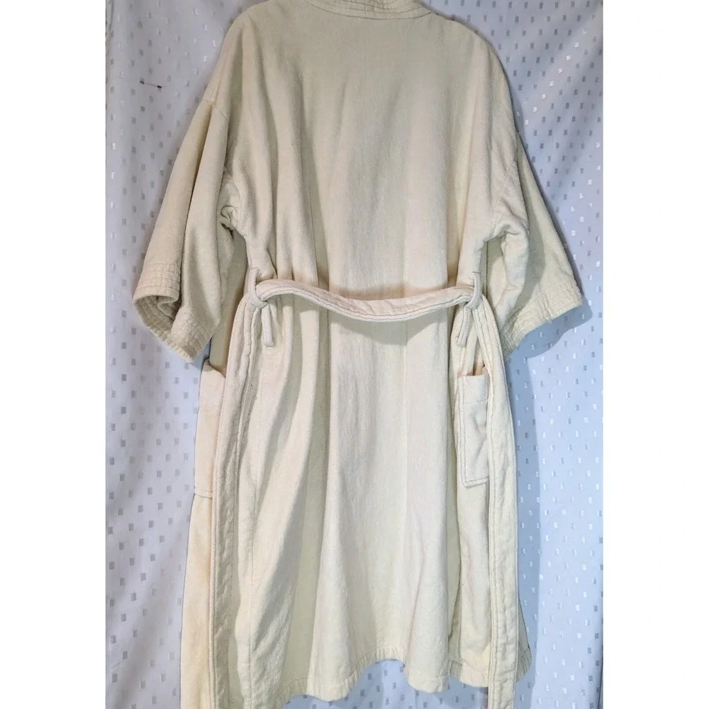 The Men's Store Bloomingdale's Heavy Cotton Bathrobe Robe Made In Brazil Vintage